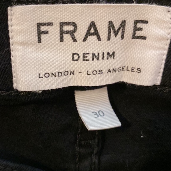 Frame Denim Le Skinny De Jeanne Side Ankle Zipper Stretch Jeans 30 - Picture 4 of 7